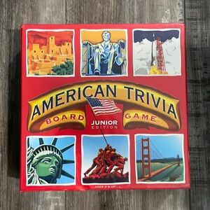 American Trivia Board Game- Junior Edition - NWT